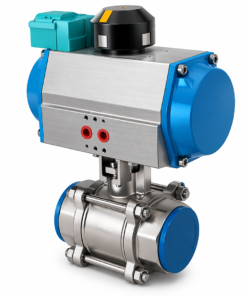 Pneumatic Operated 3 Piece Screwed End Ball Valve